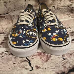 Vans x Disney Donald Duck Authentic Navy Blue Sneakers